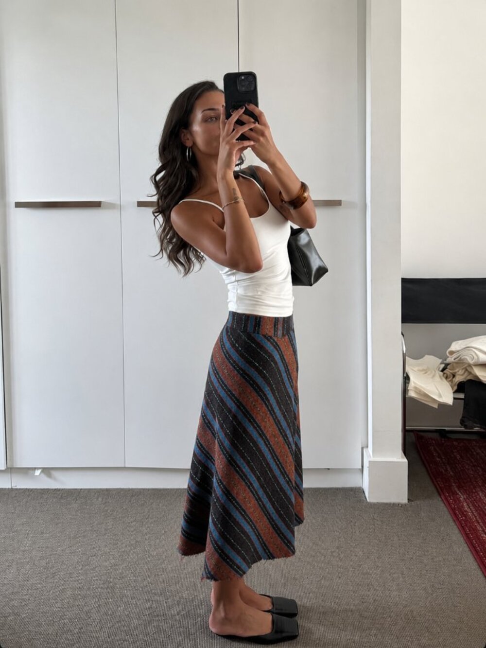 Vintage Mister Leonard Wool Midi Skirts (k)